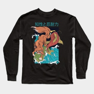 Fox and Fish Long Sleeve T-Shirt